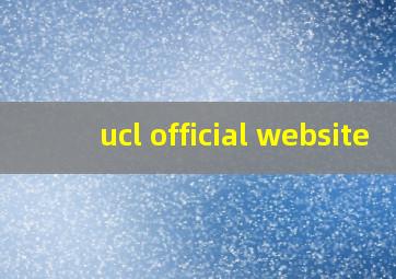 ucl official website